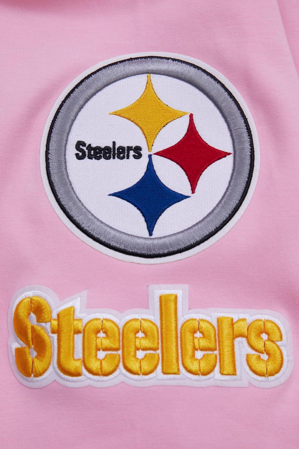 imagePro Standard Mens NFL Classic Chenille Pull Over HoodiePink