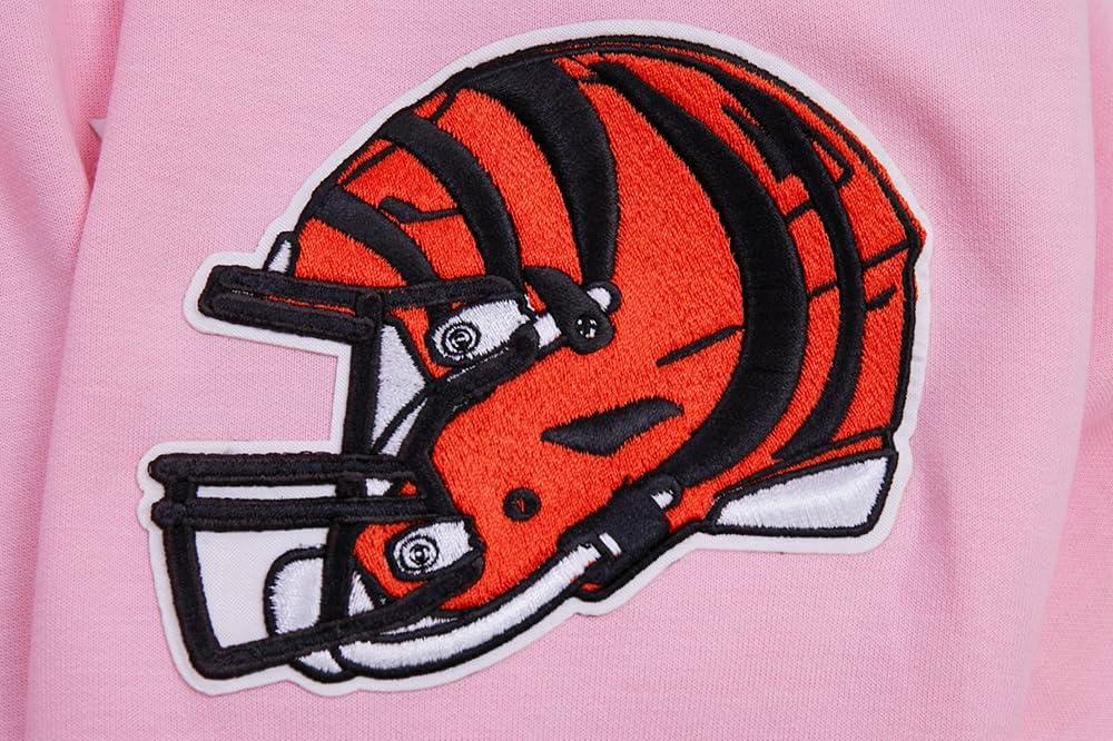 imagePro Standard Mens NFL Classic Chenille Pull Over HoodiePink