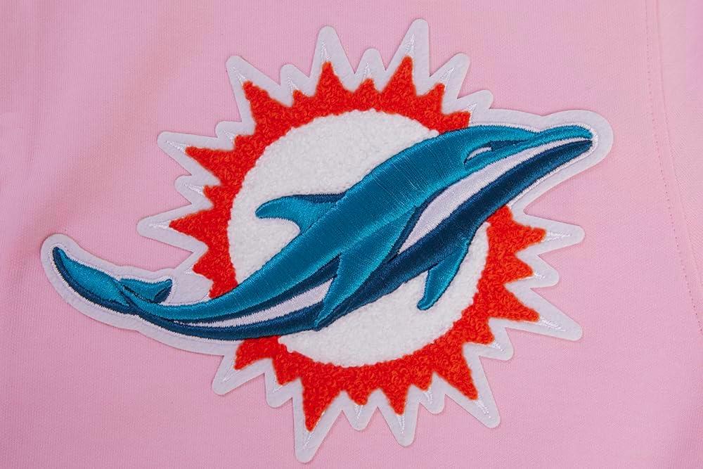 imagePro Standard Mens NFL Classic Chenille Pull Over HoodiePink