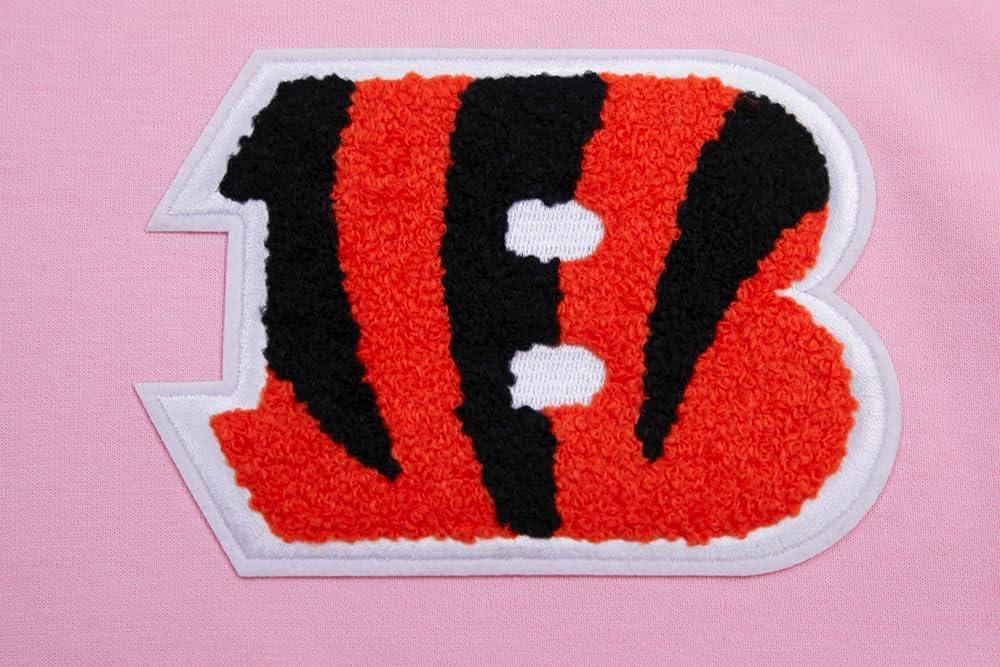 imagePro Standard Mens NFL Classic Chenille Pull Over HoodiePink