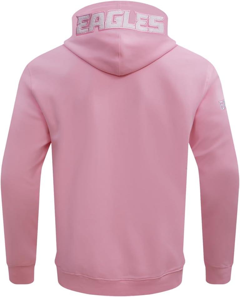 imagePro Standard Mens NFL Classic Chenille Pull Over HoodiePink