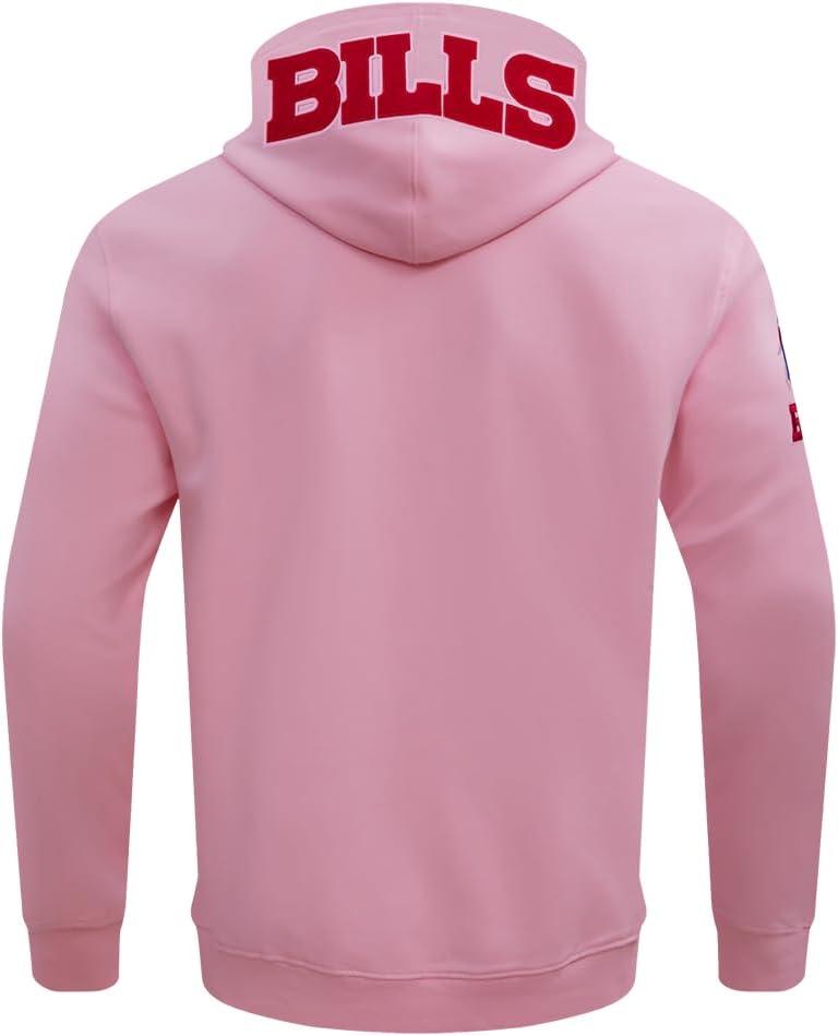 imagePro Standard Mens NFL Classic Chenille Pull Over HoodiePink