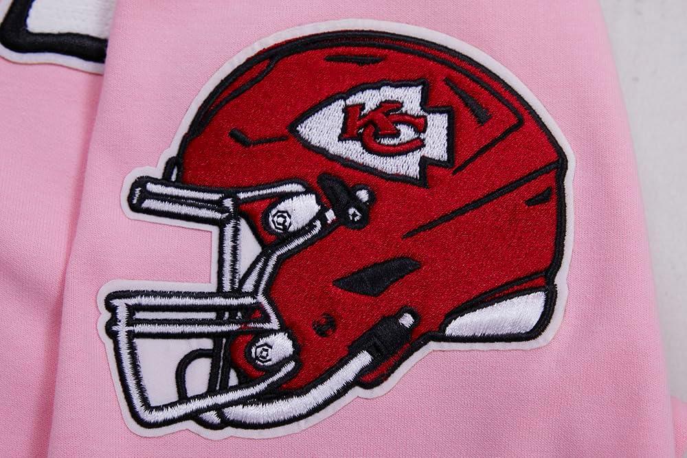 imagePro Standard Mens NFL Classic Chenille Pull Over HoodiePink