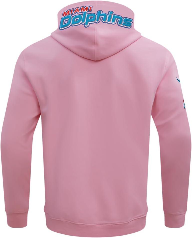 imagePro Standard Mens NFL Classic Chenille Pull Over HoodiePink