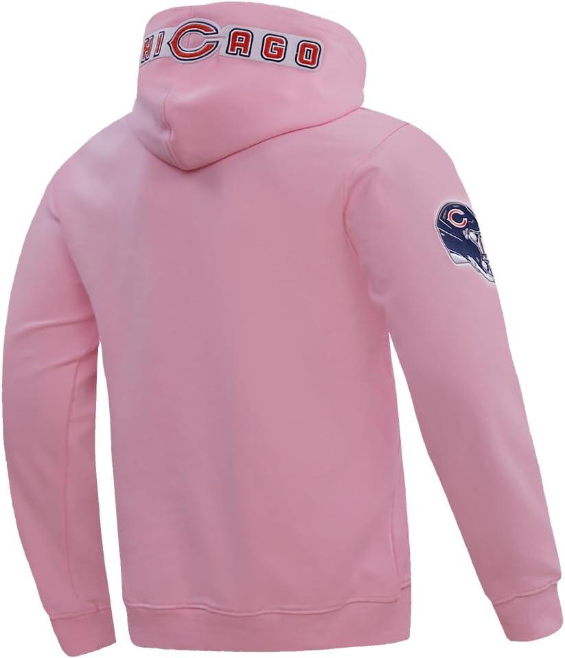 imagePro Standard Mens NFL Classic Chenille Pull Over HoodiePink