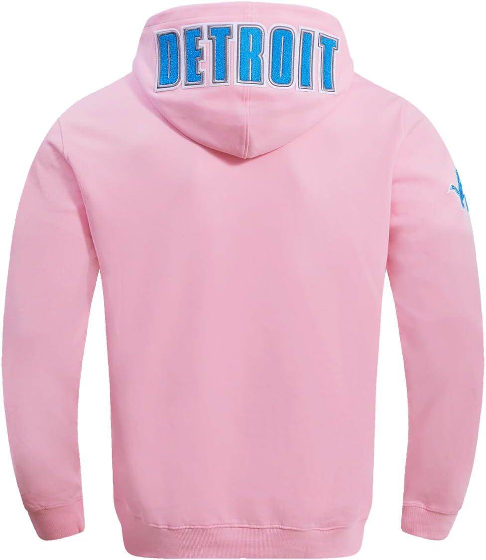 imagePro Standard Mens NFL Classic Chenille Pull Over HoodiePink