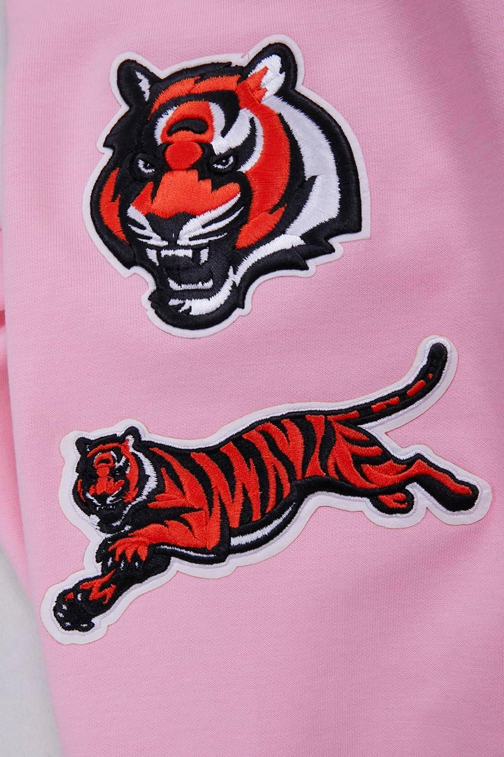 imagePro Standard Mens NFL Classic Chenille Pull Over HoodiePink