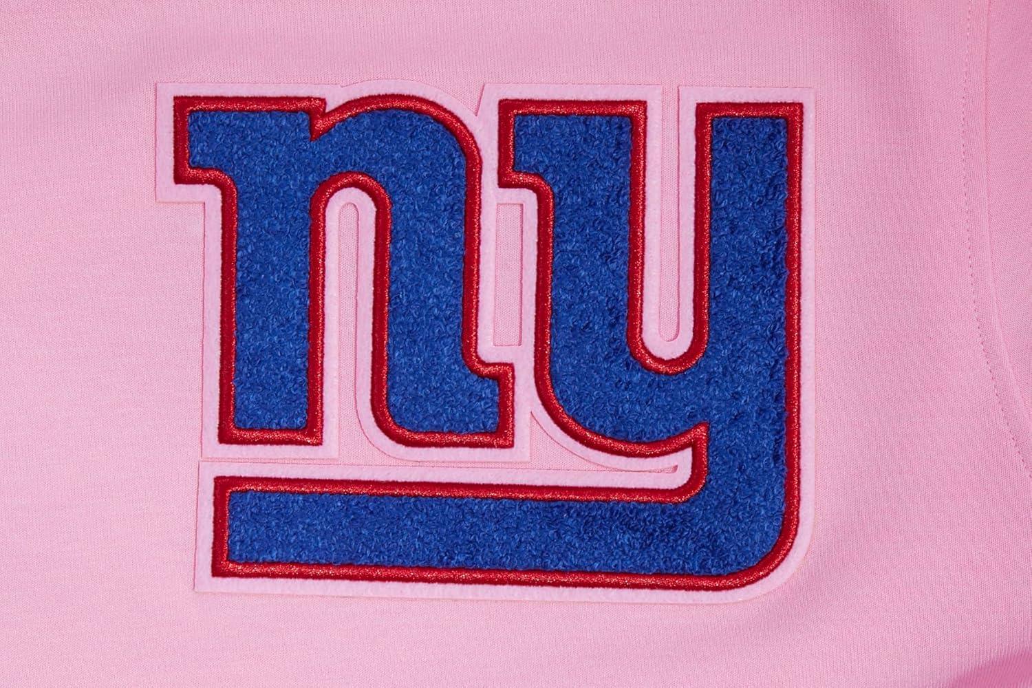 imagePro Standard Mens NFL Classic Chenille Pull Over HoodiePink