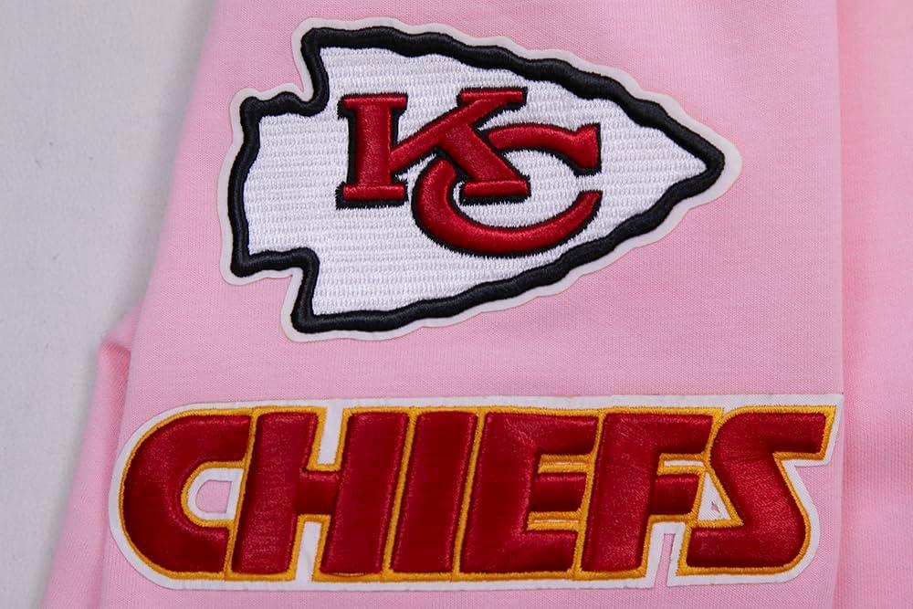 imagePro Standard Mens NFL Classic Chenille Pull Over HoodiePink