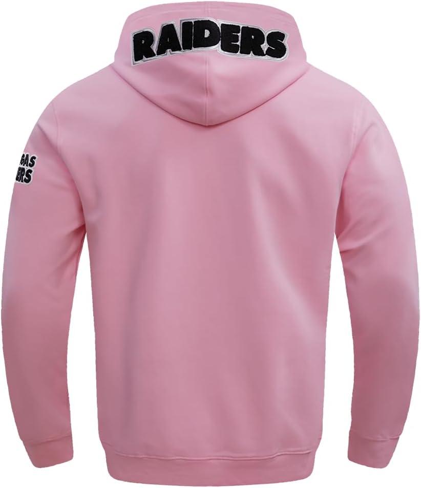 imagePro Standard Mens NFL Classic Chenille Pull Over HoodiePink