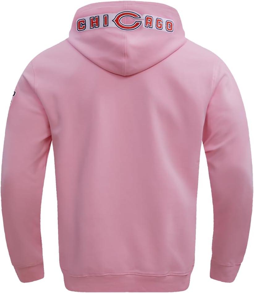 imagePro Standard Mens NFL Classic Chenille Pull Over HoodiePink