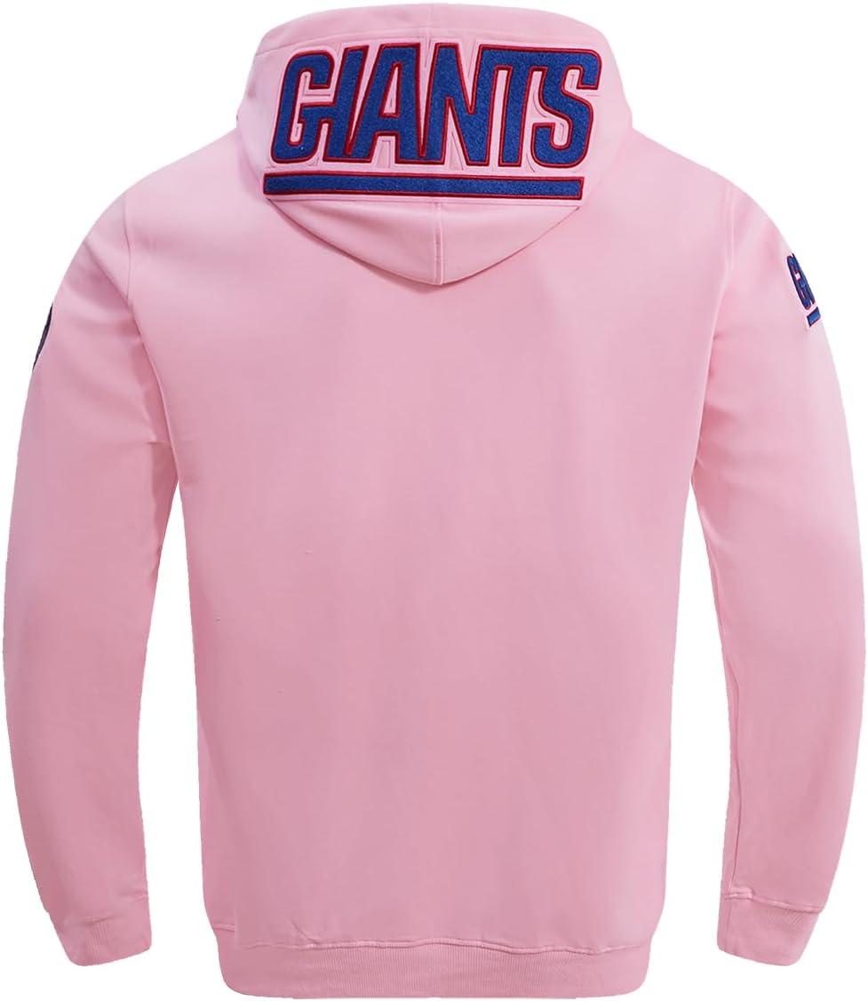 imagePro Standard Mens NFL Classic Chenille Pull Over HoodiePink