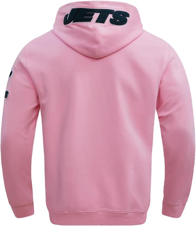 imagePro Standard Mens NFL Classic Chenille Pull Over HoodiePink
