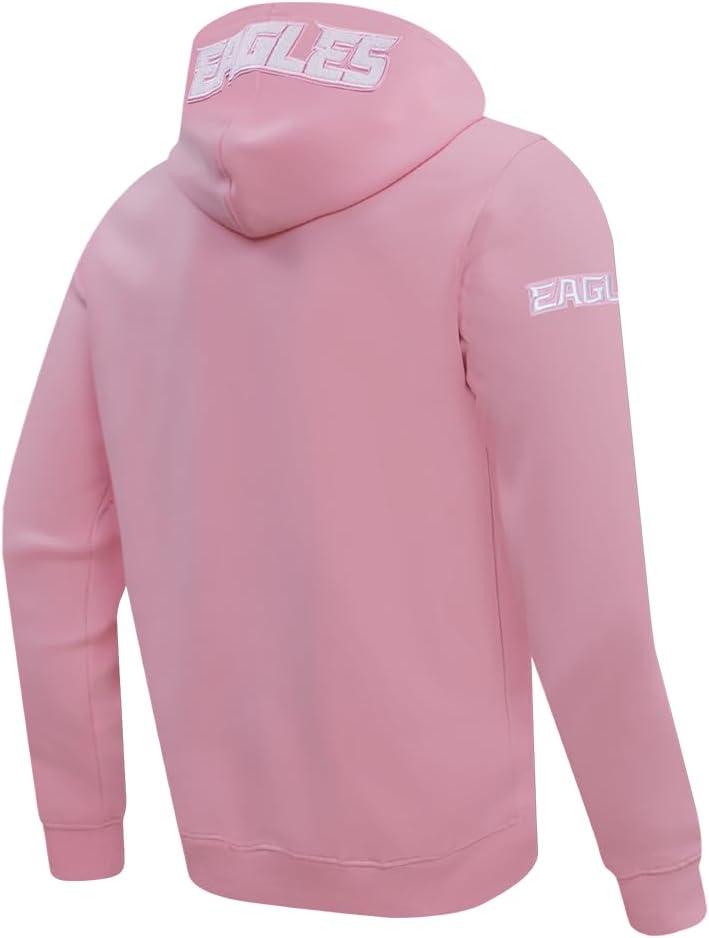 imagePro Standard Mens NFL Classic Chenille Pull Over HoodiePink