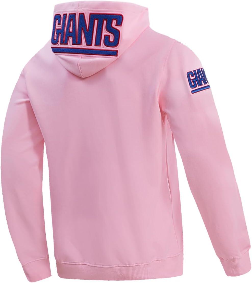 imagePro Standard Mens NFL Classic Chenille Pull Over HoodiePink