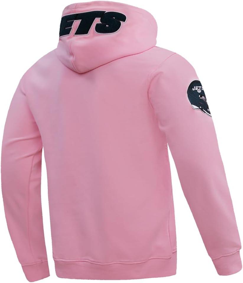 imagePro Standard Mens NFL Classic Chenille Pull Over HoodiePink
