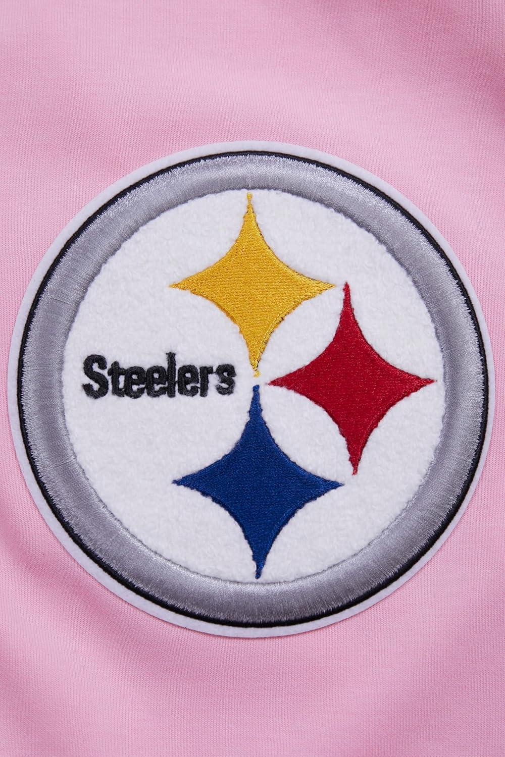 imagePro Standard Mens NFL Classic Chenille Pull Over HoodiePink