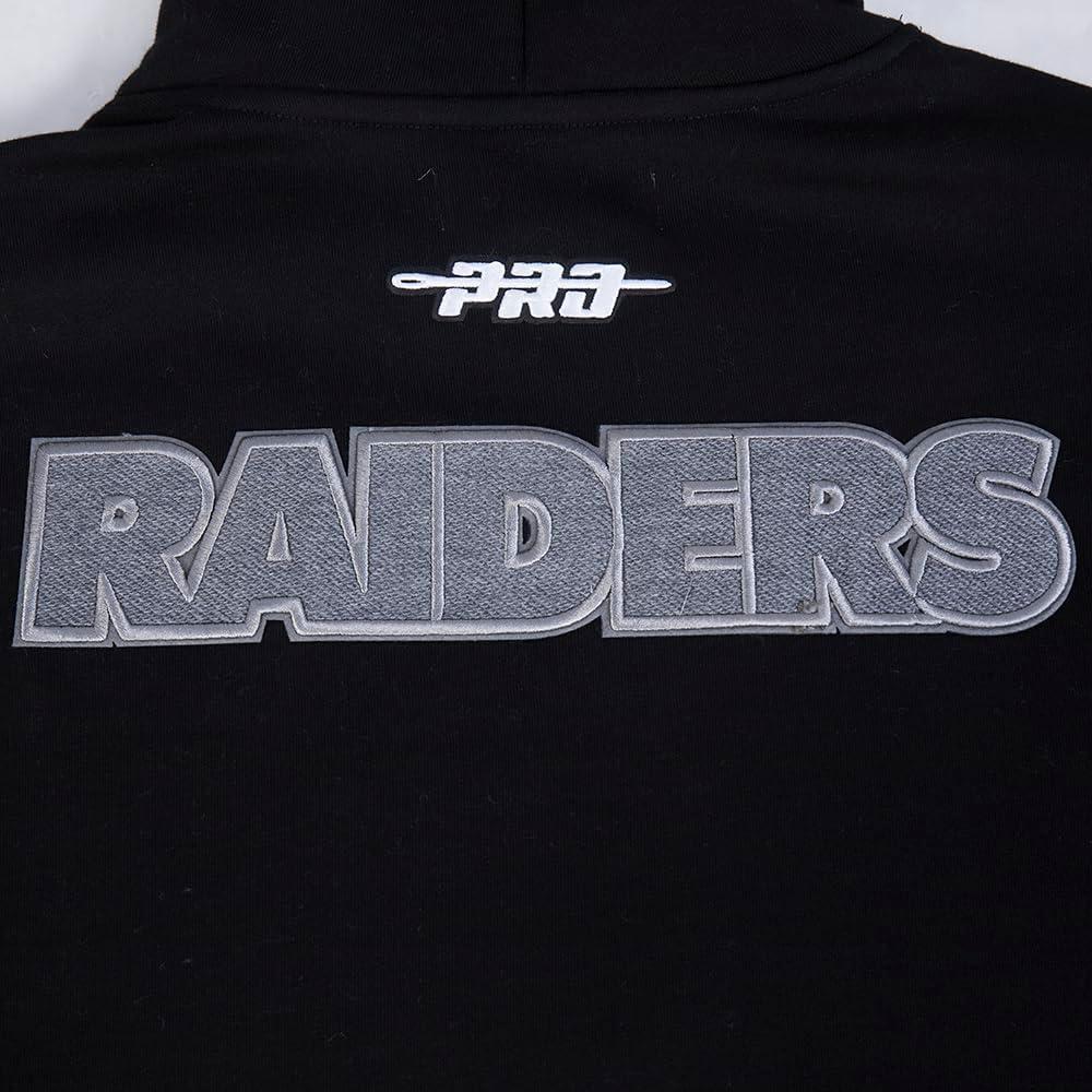 imagePro Standard Mens NFL Reverse French Terry Brushed Back French Terry Pull Over HoodieBlack