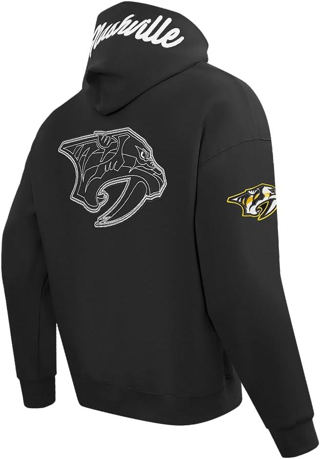 imagePro Standard Mens NHL Paint The City Fleece Pull Over HoodieHeather GrayBlack