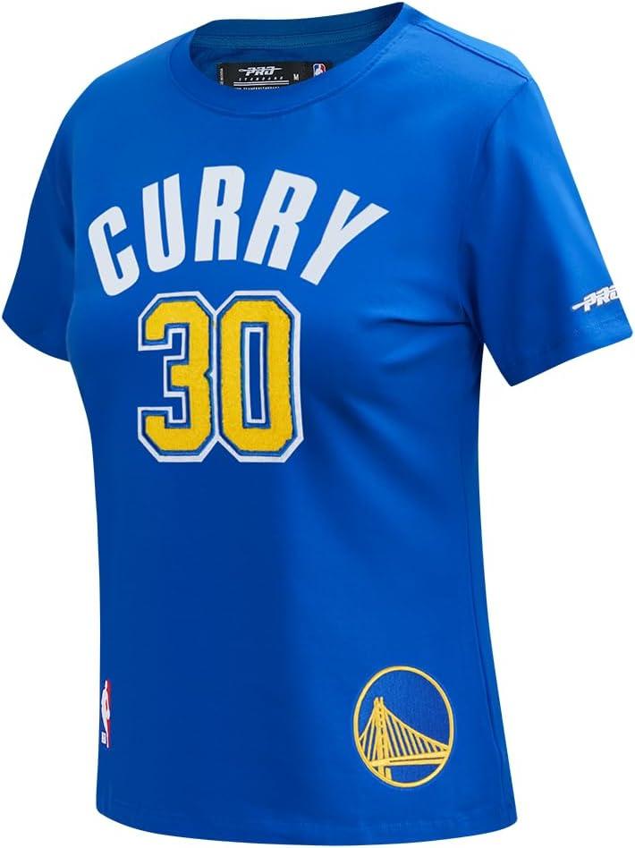 imagePro Standard NBA Womens Womens NBA Golden State Warriors Classic Player Cotton Short Sleeve Slim TeeTeam Color