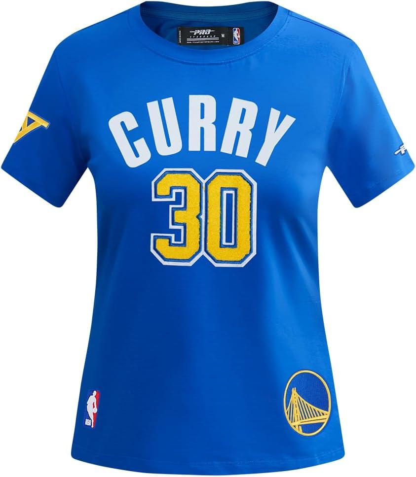 imagePro Standard NBA Womens Womens NBA Golden State Warriors Classic Player Cotton Short Sleeve Slim TeeTeam Color