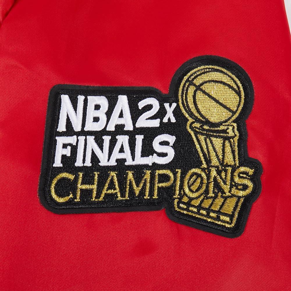 imagePro Standard NBA womens Womens Nba Retro Classics Satin JacketRedBlack