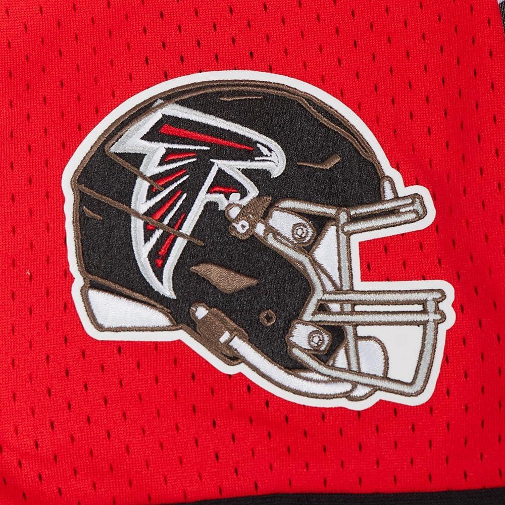 imageRedBlack Atlanta Falcons NFL Mesh ButtonDown Script Tail Shirt by Pro StandardRedBlack