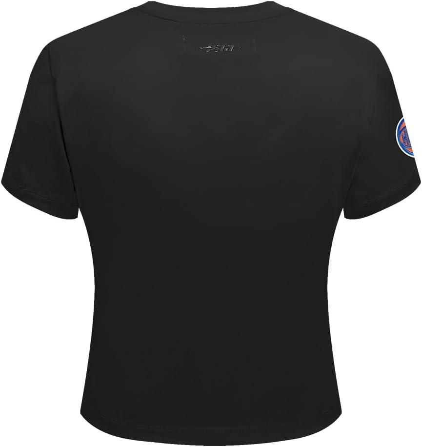 imageWomens NBA Classic Chenille Cotton Short Sleeve Slim Fit TeeBlack