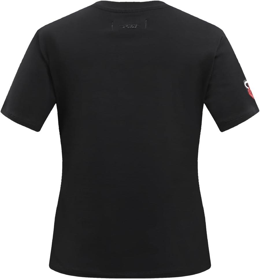 imageWomens NBA Classic Chenille Cotton Short Sleeve Slim Fit TeeBlack