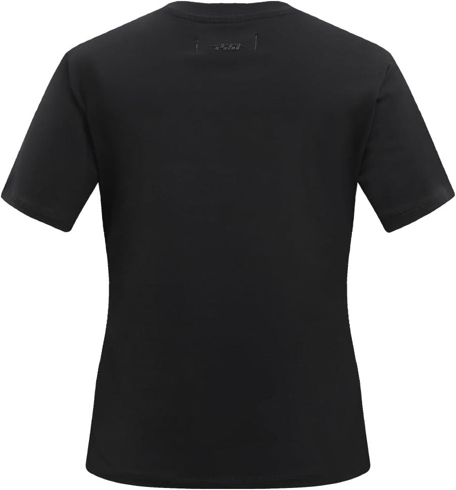 imageWomens NBA Classic Chenille Cotton Short Sleeve Slim Fit TeeBlack