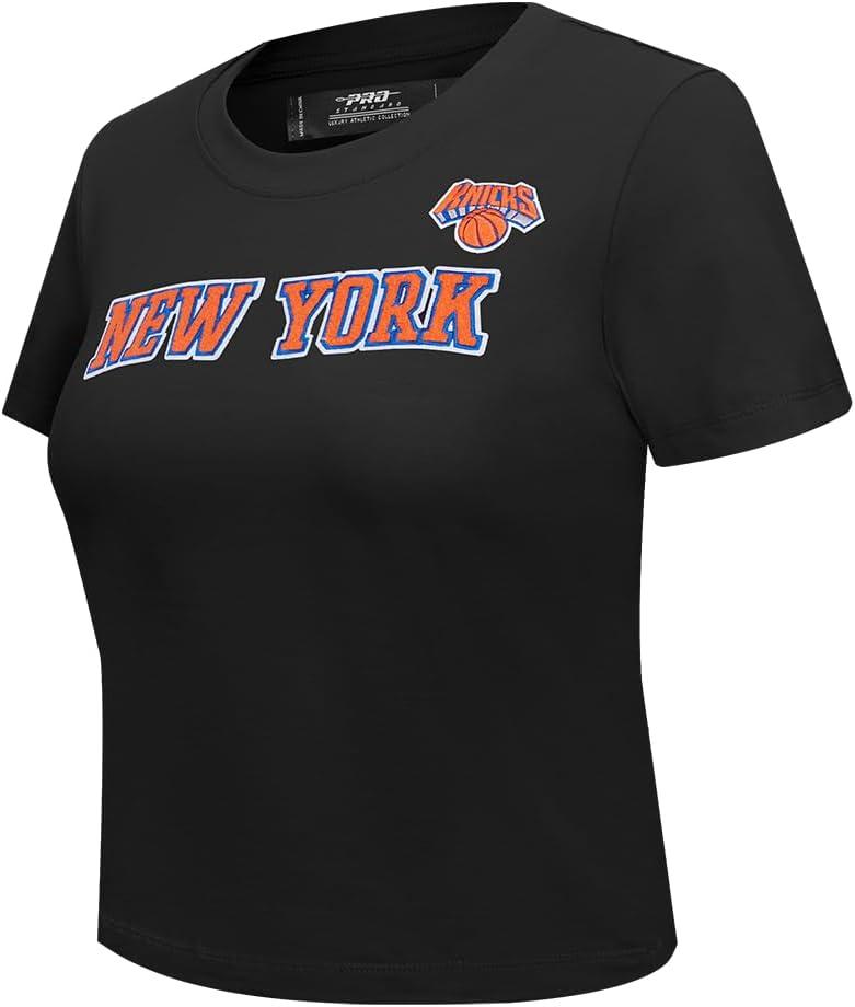 imageWomens NBA Classic Chenille Cotton Short Sleeve Slim Fit TeeBlack