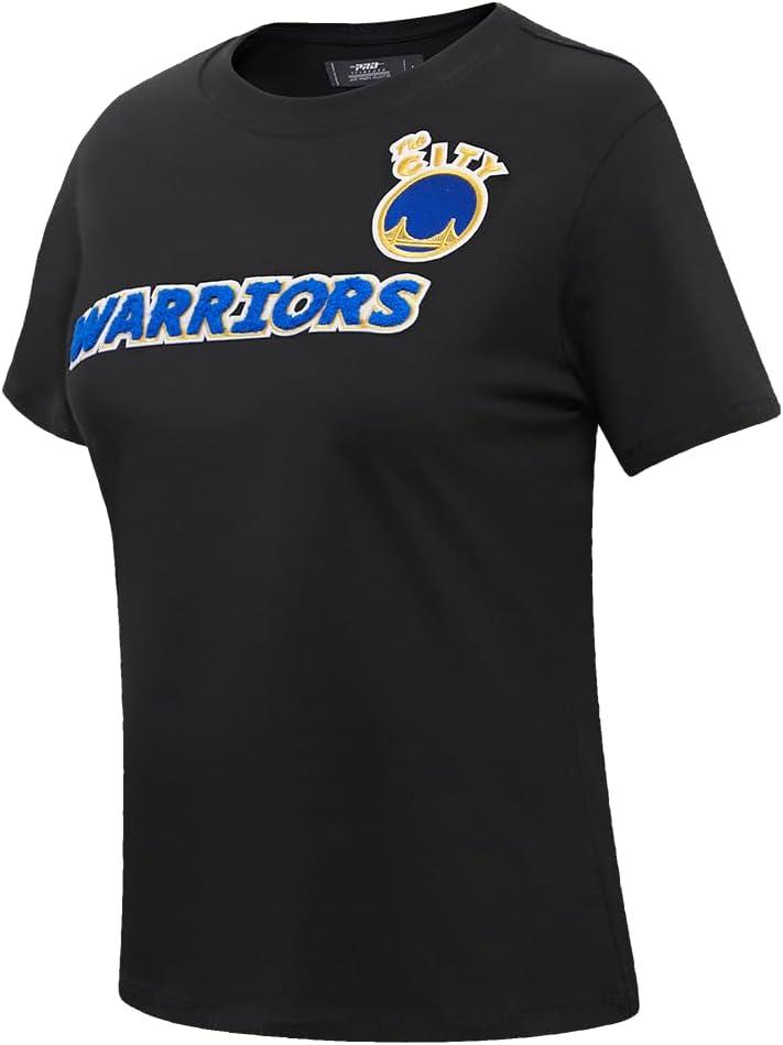 imageWomens NBA Classic Chenille Cotton Short Sleeve Slim Fit TeeBlack