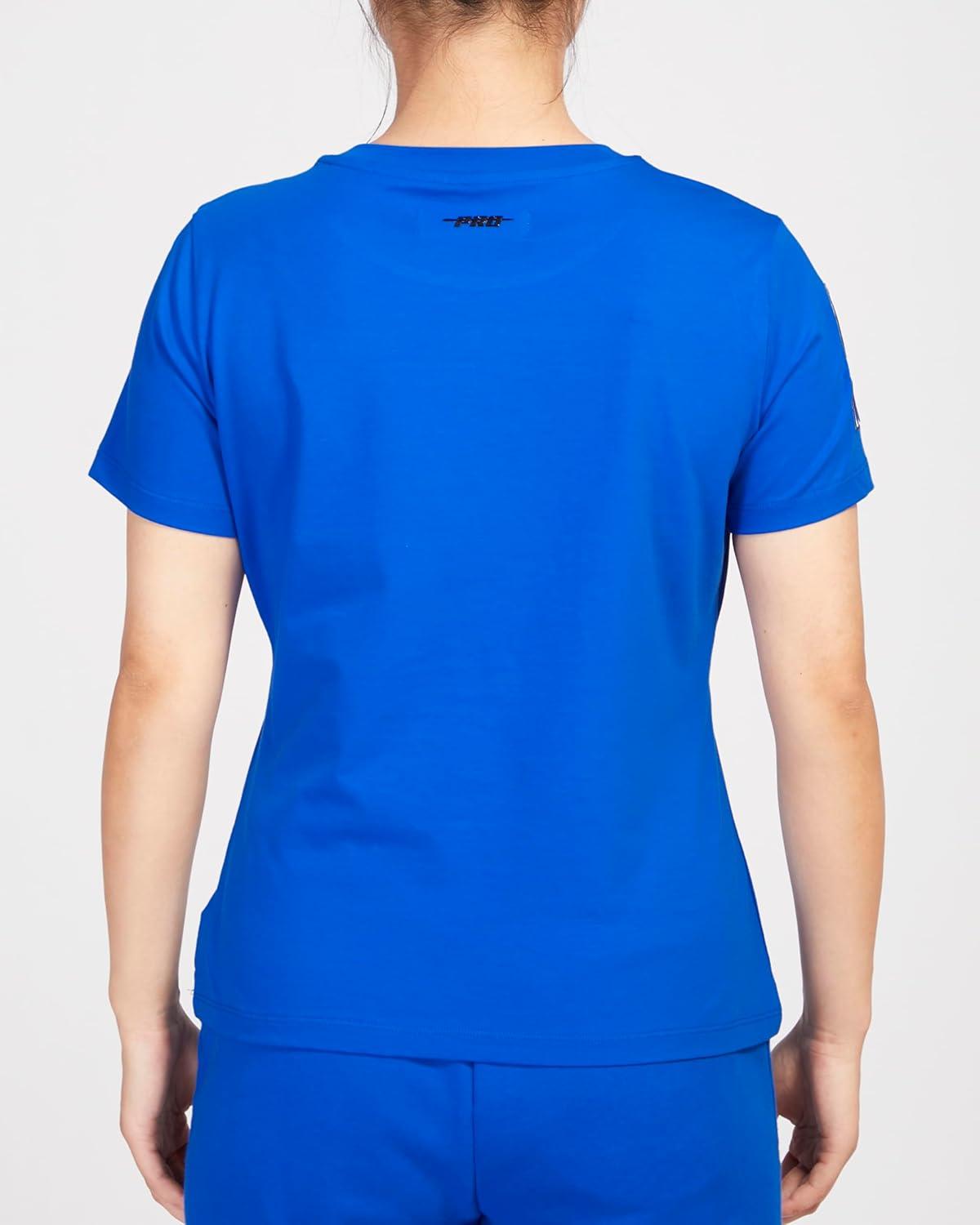 imageWomens NBA Classic Chenille Cotton Short Sleeve Slim Fit TeeRoyal Blue