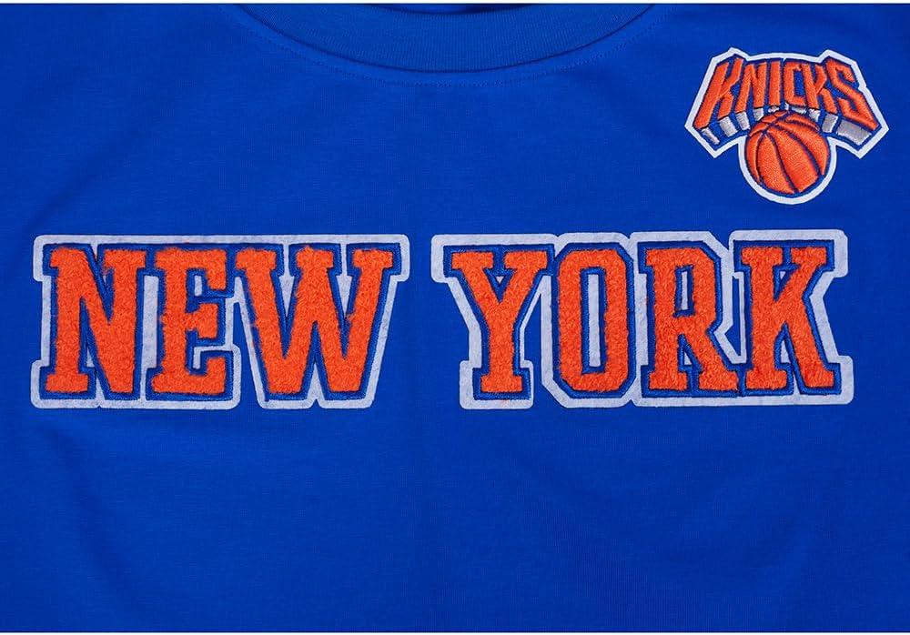 imageWomens NBA Classic Chenille Cotton Short Sleeve Slim Fit TeeRoyal Blue