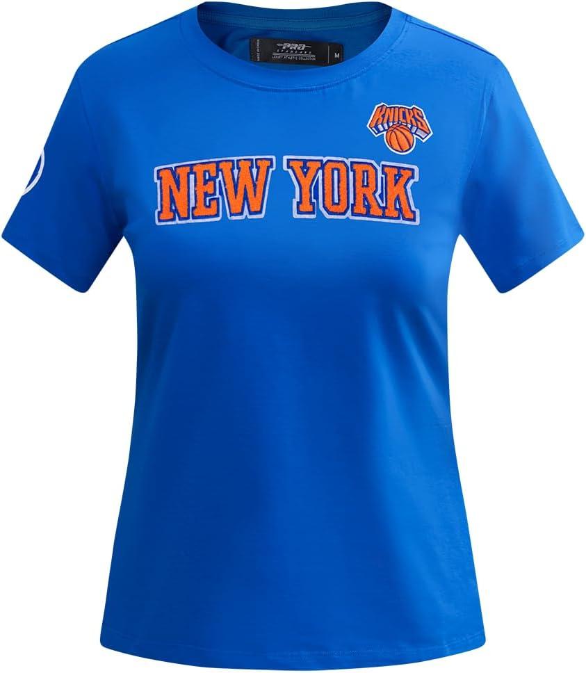 imageWomens NBA Classic Chenille Cotton Short Sleeve Slim Fit TeeRoyal Blue
