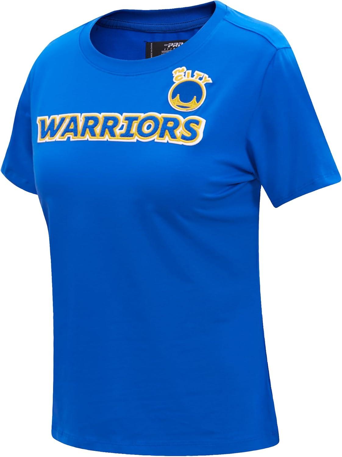 imageWomens NBA Classic Chenille Cotton Short Sleeve Slim Fit TeeRoyal Blue