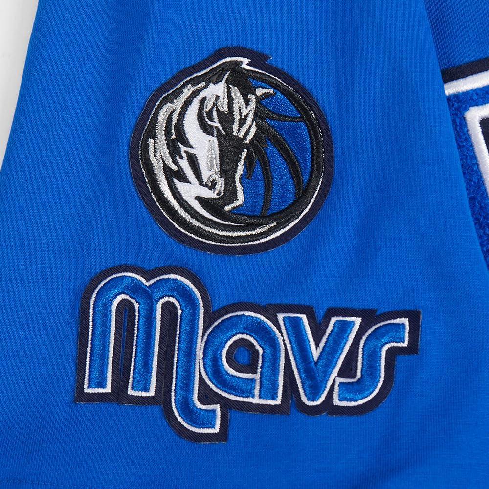 imageWomens NBA Classic Chenille Cotton Short Sleeve Slim Fit TeeRoyal Blue