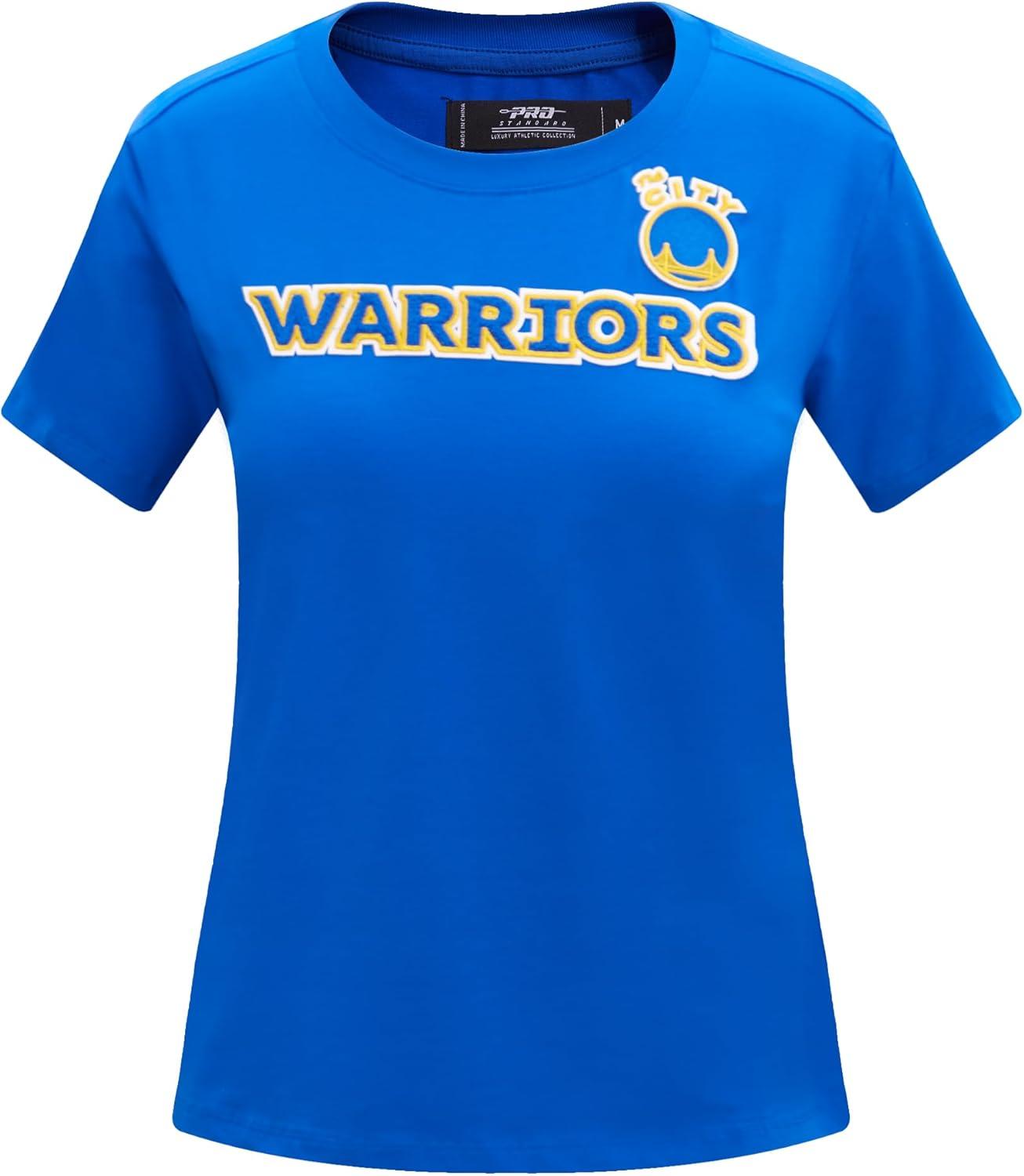 imageWomens NBA Classic Chenille Cotton Short Sleeve Slim Fit TeeRoyal Blue