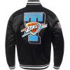 Pro Standard Mens NBA Mash Up Satin Jacket(Black)