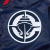 Pro Standard Mens NBA Mash Up Satin Jacket(Midnight Navy/Red/Midnight Navy)