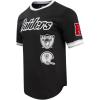 Pro Standard Mens NFL Retro Classics Short Sleeve Tee(Black/Gray)
