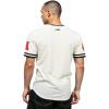 Pro Standard Mens NFL Retro Classics Short Sleeve Tee(Eggshell/ Black)
