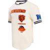 Pro Standard Mens NFL Retro Classics Short Sleeve Tee(Eggshell/ Midnight Navy)