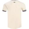 Pro Standard Mens NFL Retro Classics Short Sleeve Tee(Eggshell/ Midnight Navy)