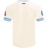 Pro Standard Mens NFL Retro Classics Short Sleeve Tee(Eggshell/ University Blue)