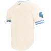 Pro Standard Mens NFL Retro Classics Short Sleeve Tee(Eggshell/ University Blue)