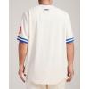 Pro Standard Mens NFL Retro Classics Short Sleeve Tee(Eggshell/Royal Blue)