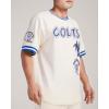 Pro Standard Mens NFL Retro Classics Short Sleeve Tee(Eggshell/Royal Blue)