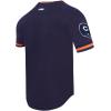 Pro Standard Mens NFL Retro Classics Short Sleeve Tee(Midnight Navy/Orange/Midnight Navy)