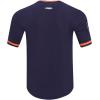 Pro Standard Mens NFL Retro Classics Short Sleeve Tee(Midnight Navy/Orange/Midnight Navy)